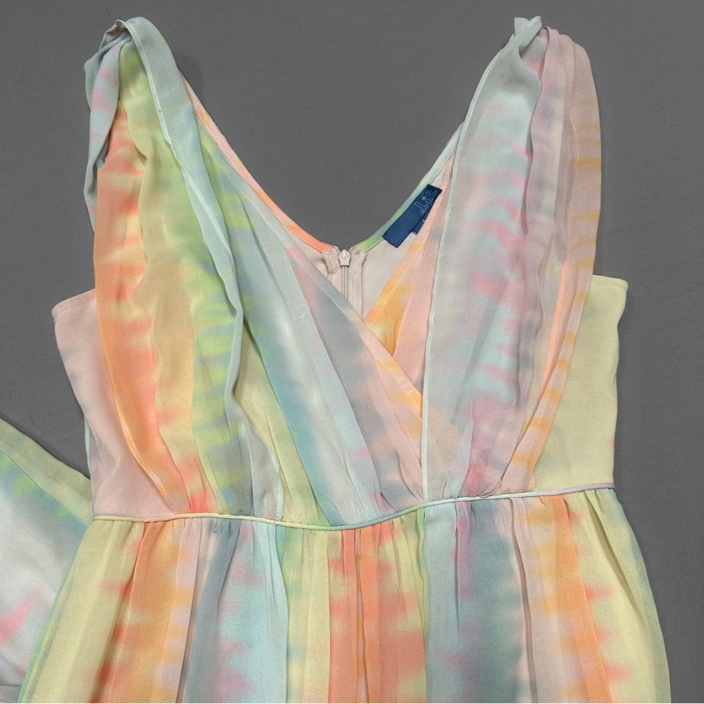 Anthropologie LIL pastel gorgeous maxi dress, 4. - Picture 9 of 14